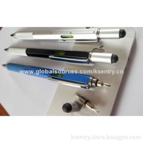6-in-1 Tech Tool Stylus Touch Pen